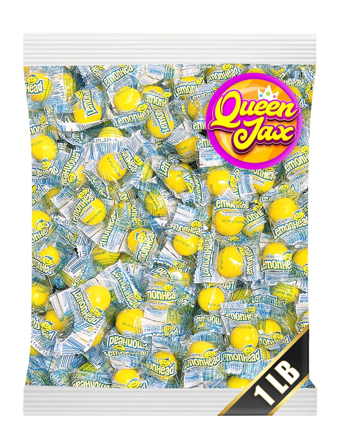 Lemonheads Candy - Lemon Candy - 1 LB Bag - Lemon Heads - Lemon Heads Large Bulk Candy - Lemonhead Candy Bulk - Lemon Hard Candy - Lemonhead Candy - Lemon Head Hard Candy