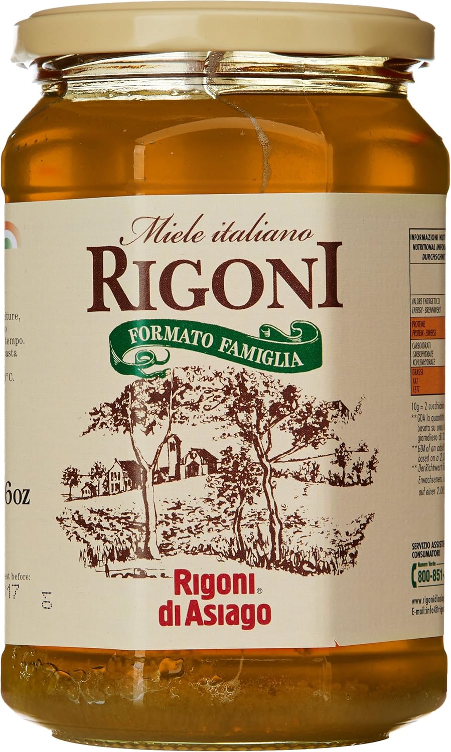 Rigoni - Miele, Millefiori italiano - 750 g