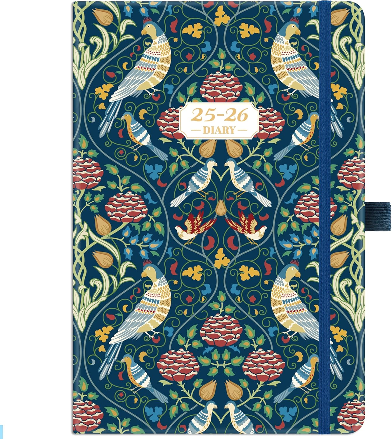 Academic Diary 2025-2026 - A5 Diary Week to View from August 2025 to July 2026, Pen Holder, Inner Pock, Premium Hardcover, 14.6 * 21.4 cm