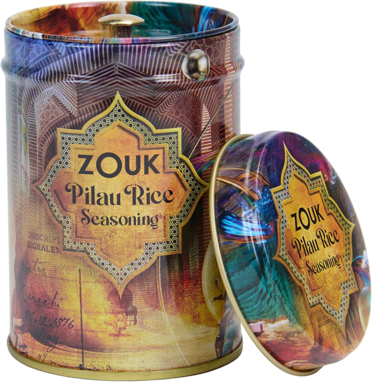 Zouk Pilau Rice Seasoning Pot | Authentic & Versatile Indian Rice Seasoning (60g)
