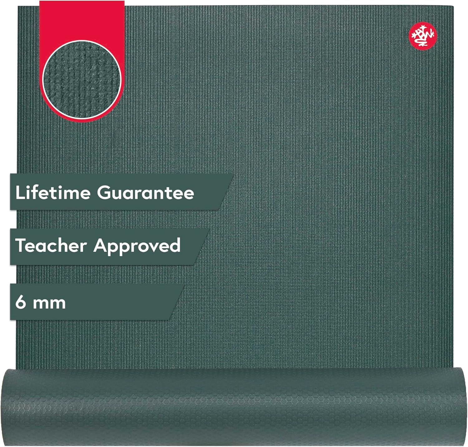 Manduka PRO Yoga Mat - 6mm | Lifetime Durability | Hygienic Construction | Premium Studio Quality | Teacher Approved