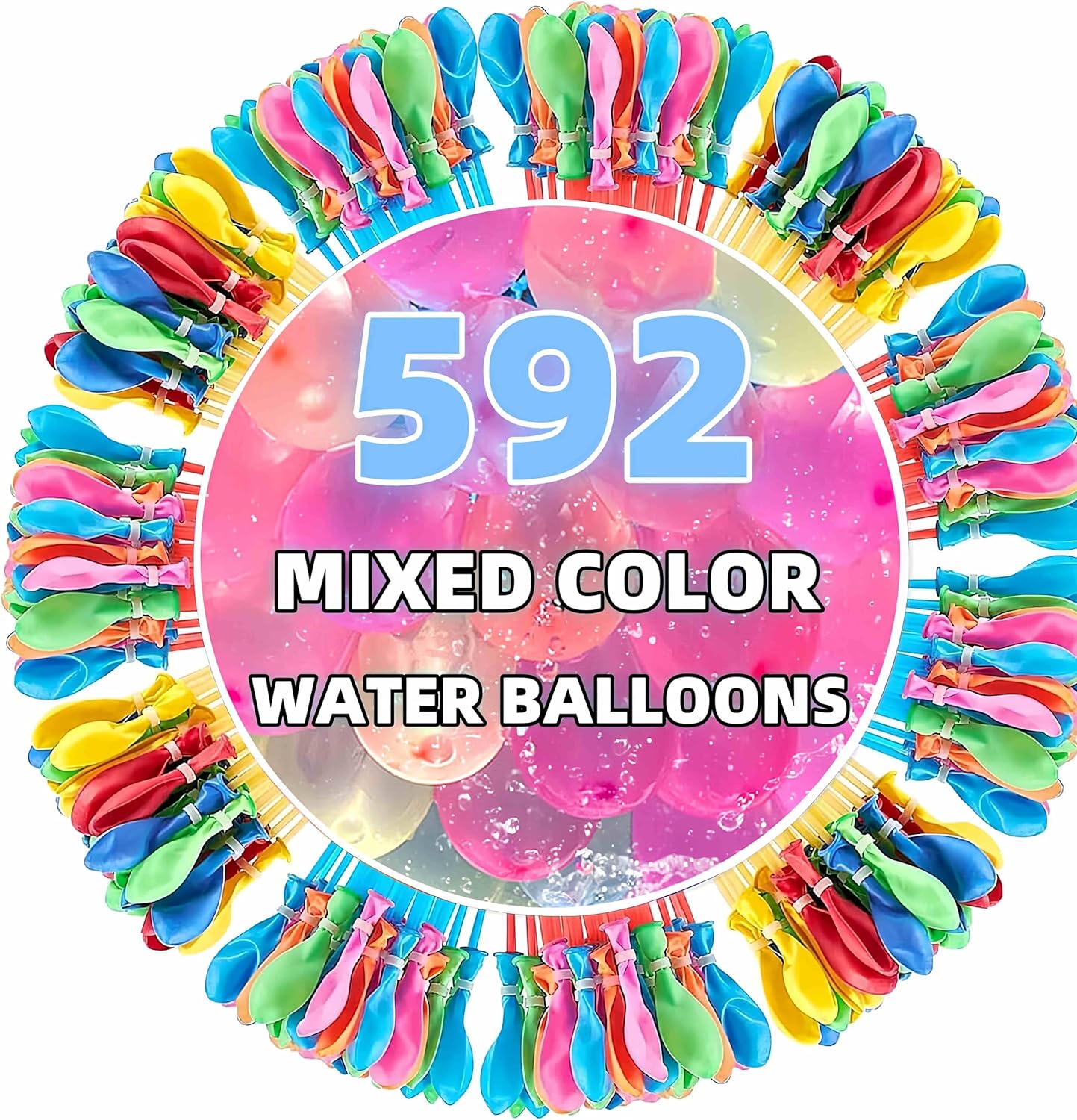 Summer Water Toys Magical Quick Fill Water Balloons for Pools and Water Companions 592 Balloons (CD)