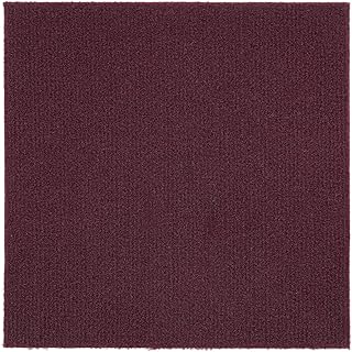 Achim Home Furnishings Nexus Burgundy 12x12 Self Adhesive Carpet Floor Tile - 12 Tiles/12 sq Ft.,NXCRPTBU12
