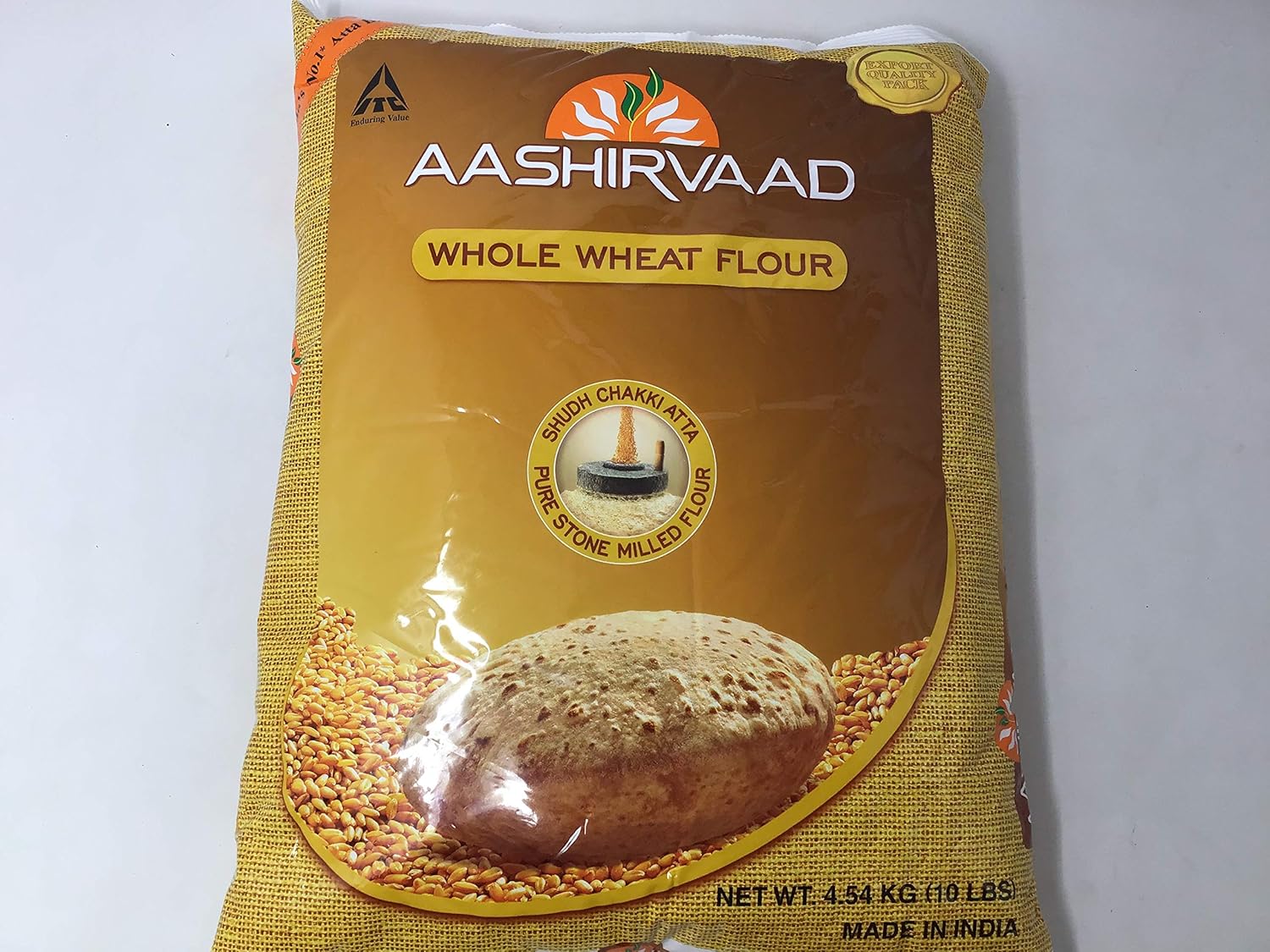 AASHIRVAAD WHOLE WHEAT FLOUR 10LB