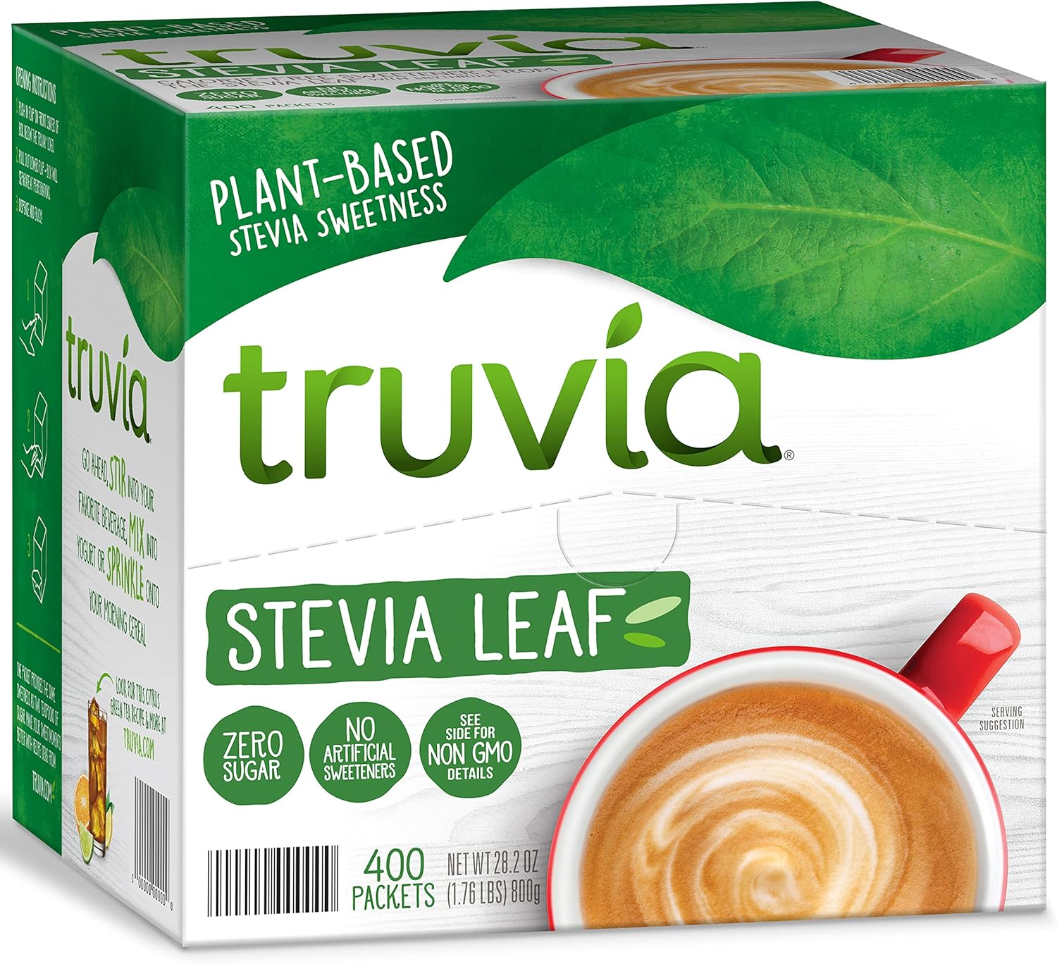 Truvia Natural Sweetener, 400 Packets (Net.Wt 42.3 oz) Sold By HERO24HOUR Thank You