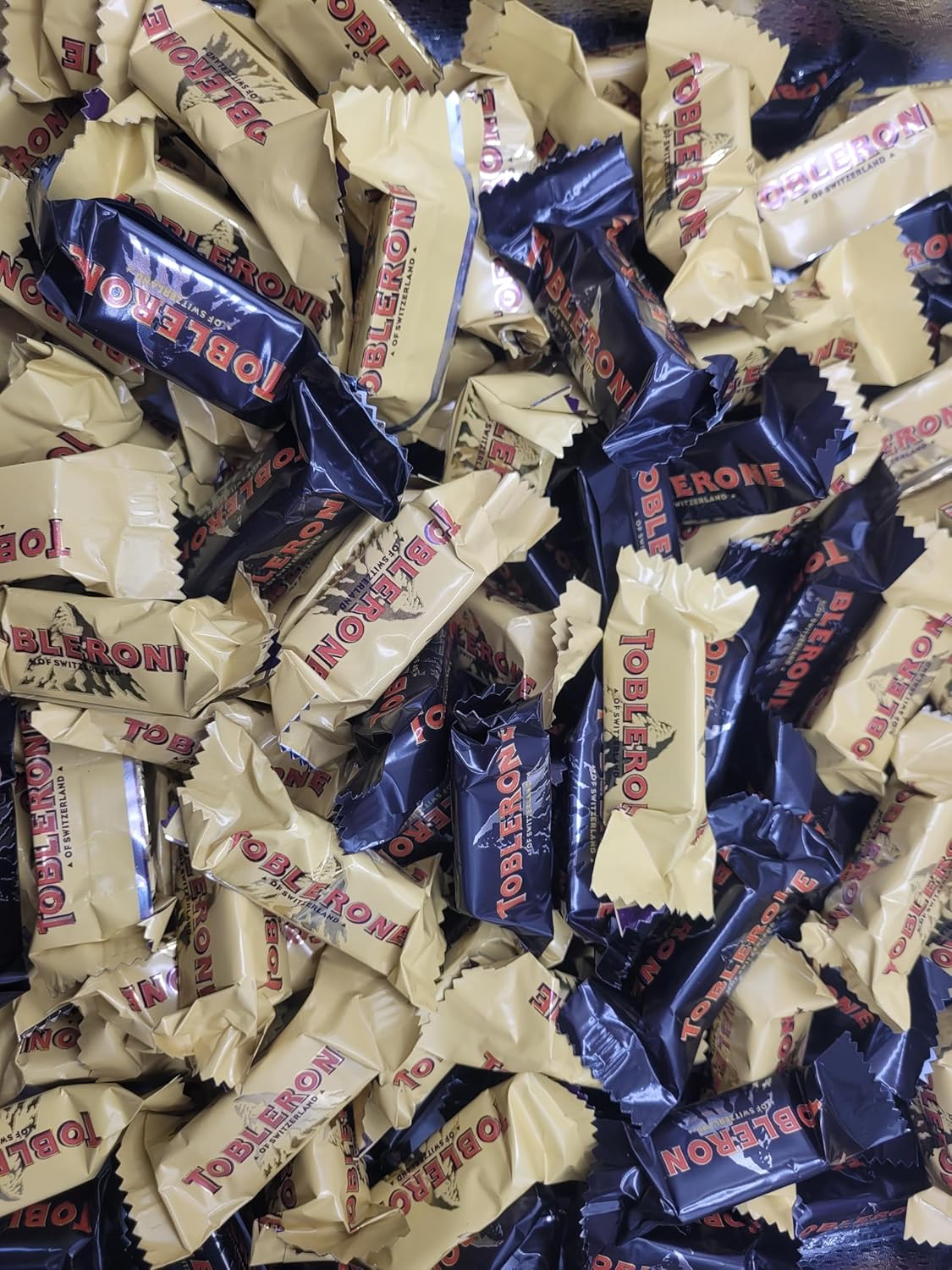 Chocolates T0blerone Milk Dark - 24 Tiny individual Bars with Honey and Almond Nougat