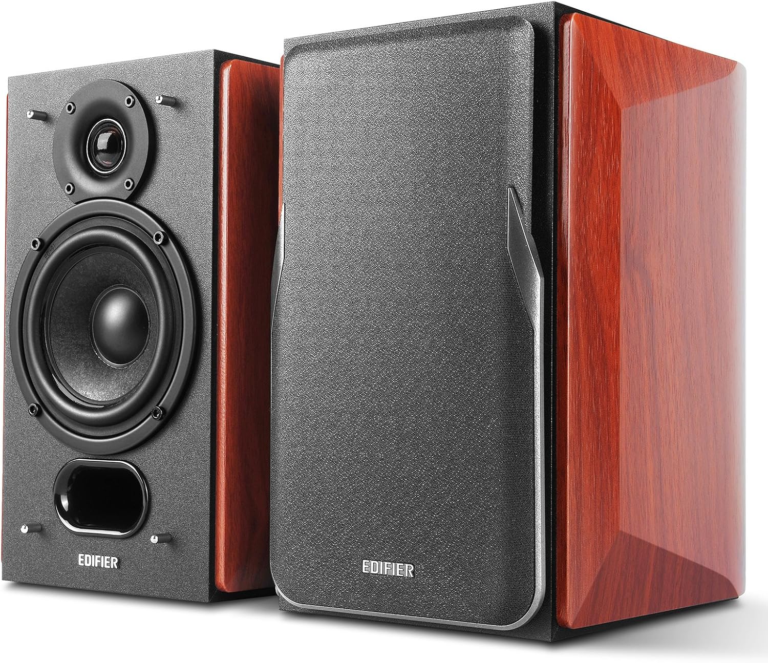 Edifier P17 Passive Shelf Speakers Pair of 2-Way Speakers with Built-in Wall Mount, Perfect for 5.1, 7.1 or 11.1 Sides/Rear Surround Setup, Requires Amplifier or Receiver for Operation