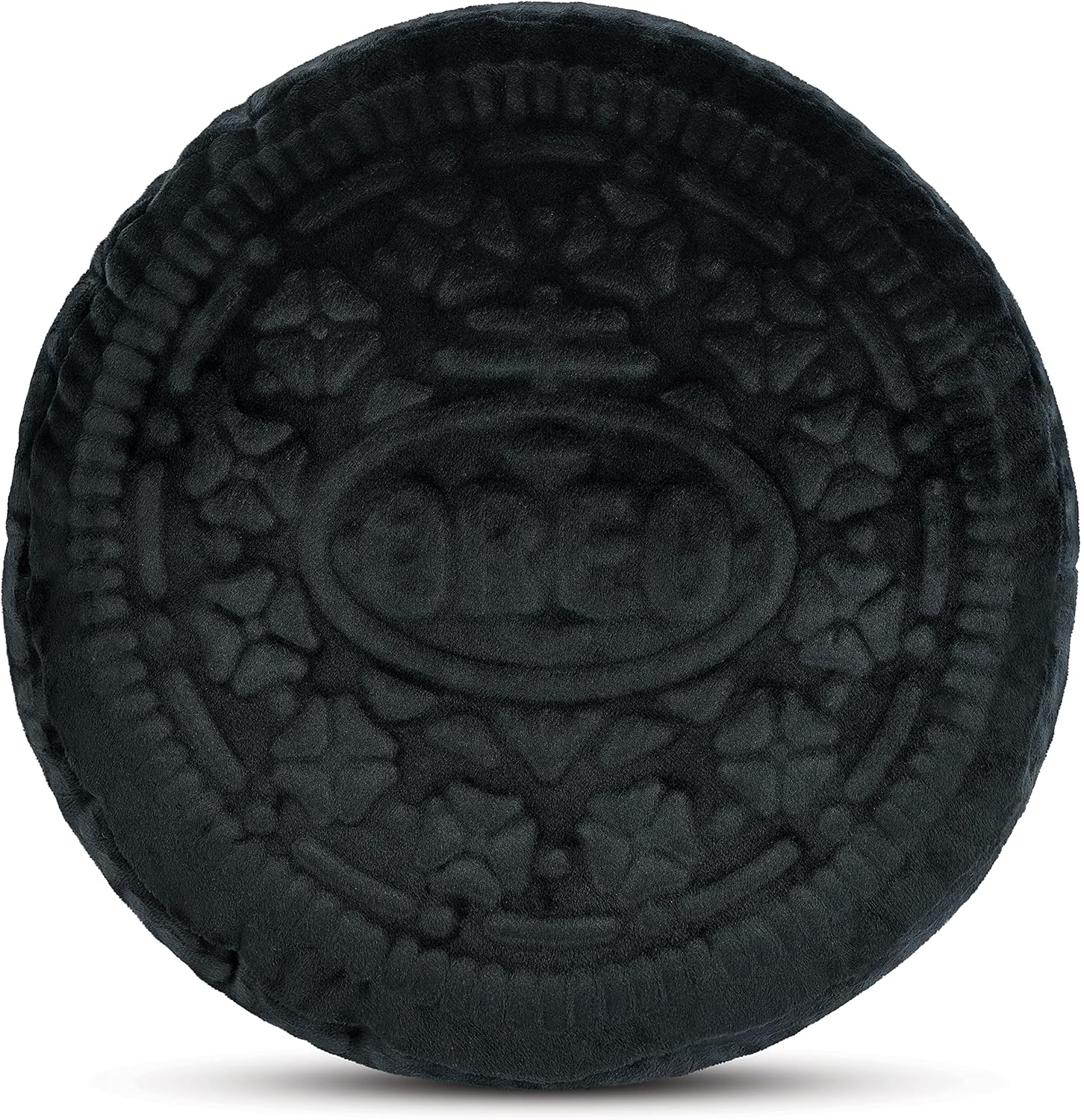 iscream Oreo Cookie Shaped Embossed 15" Fleece Pillow