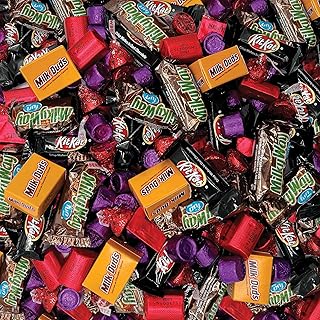 Halloween Chocolate Candy Assortment - HERSHEY'Snuggets Truffles, ROLOchews, KITKATbars - Bulk Pack 3 Pounds