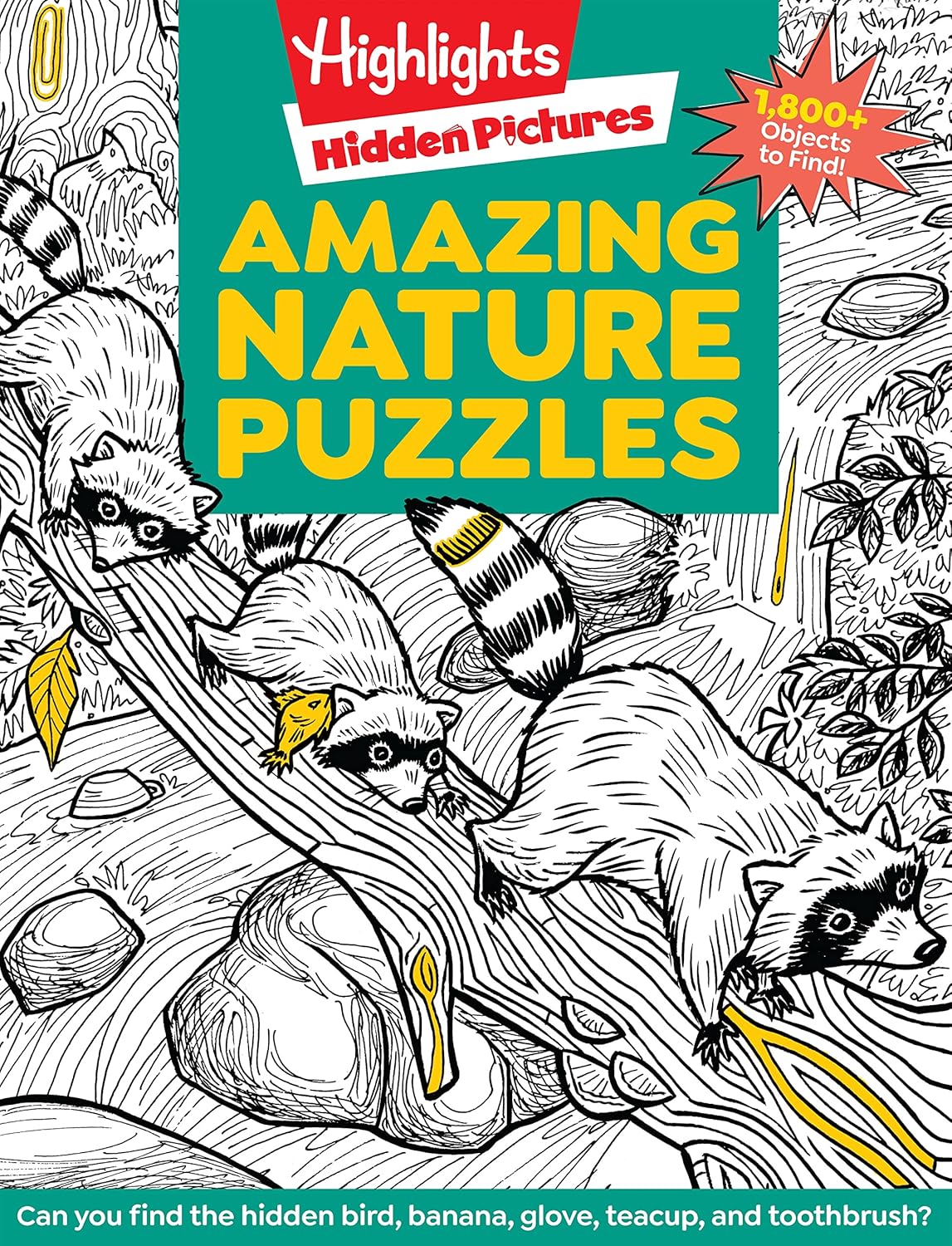 Amazing Nature Puzzles: Explore & Discover with Over 100 Fun Hidden Pictures Nature Puzzles, Celebrate the Wonders of Nature with a Nature Activity Book for Kids (Highlights Hidden Pictures)