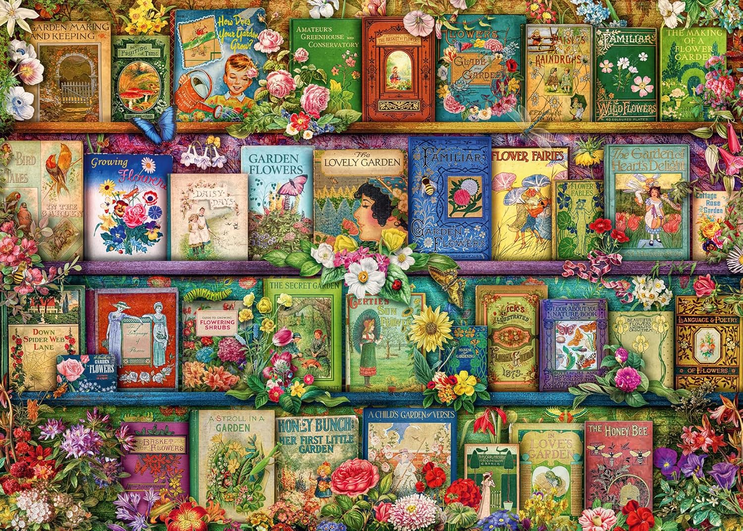 Ravensburger Aimee Stewart Vintage Summer Garden 1000 Piece Jigsaw Puzzles for Adults and Kids Age 12 Years Up