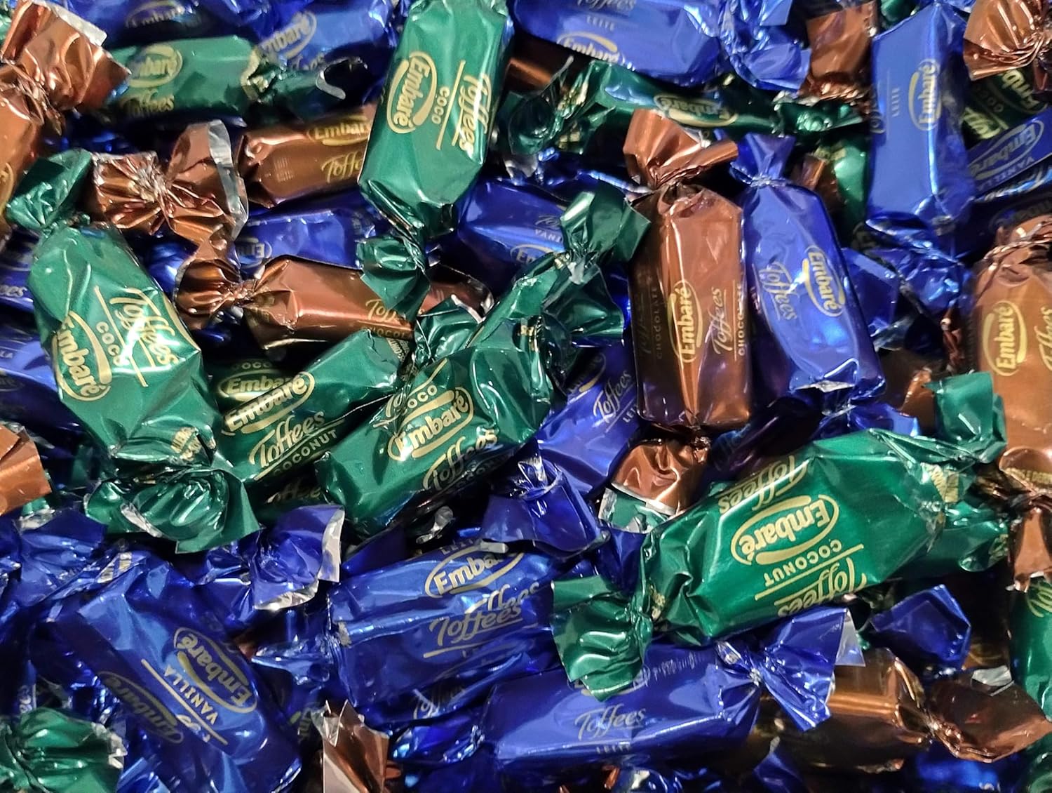 Assorted Toffee Candy - 1 lb of Fresh Delicious Assorted Individually Wrapped Toffee