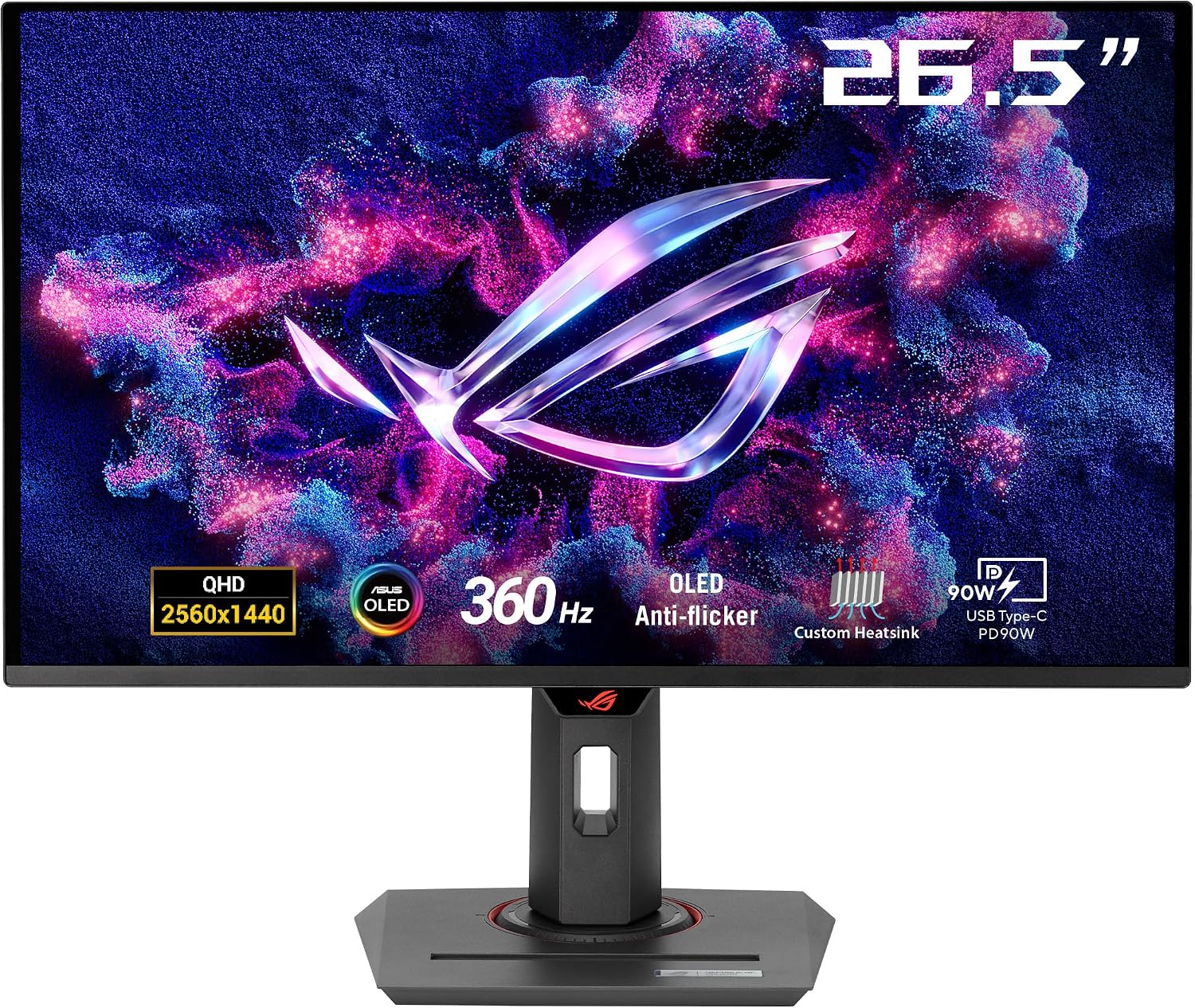 ASUS ROG Strix XG27ACDNG 27" QD-OLED QHD 360Hz 0.03ms Freesync Premium Pro G-Sync USB-C Gaming monitor