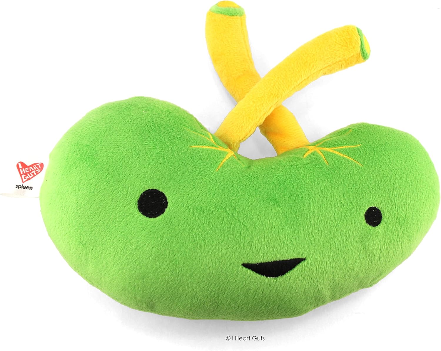 I Heart Guts Spleen Plush - Lymphin' The Dream - 9" Immune System Stuffed Organ Toy for Spleen Removal, Splenectomy Recovery, Autoimmune, Blood Disorders – Get Well Gift for Patients, Nurses, Doctors