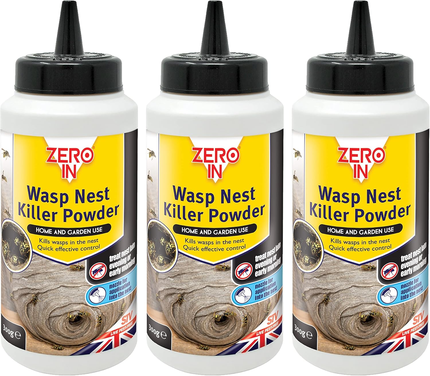 Zero In Wasp Nest Killer Powder 300g - TriplePack, multicolour (AMZ910M)