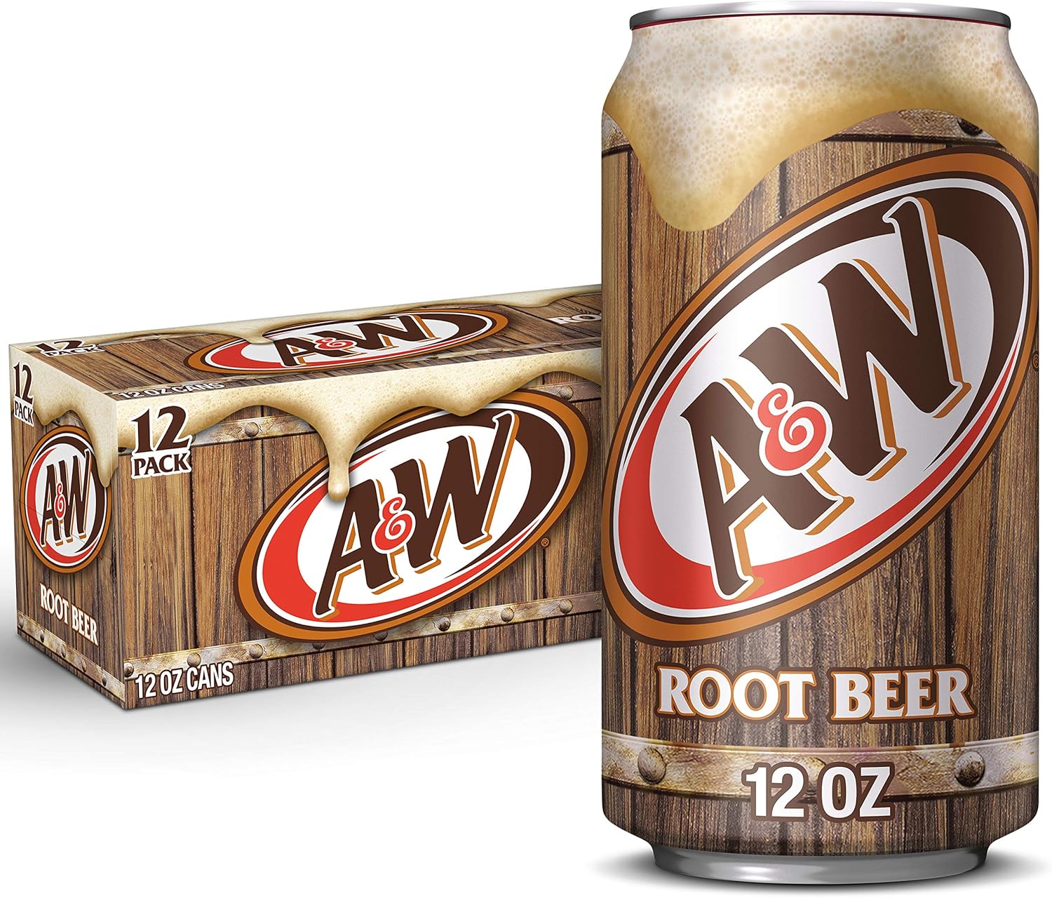 A&W Root Beer Org. 12 oz. (355 mL) - 24 Pack