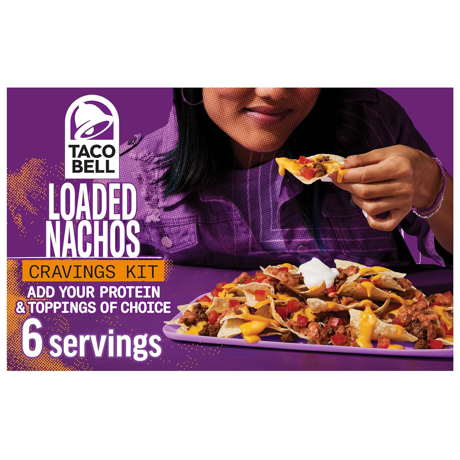 Taco Bell Loaded Nachos Cravings Kit, 12.8 oz Box