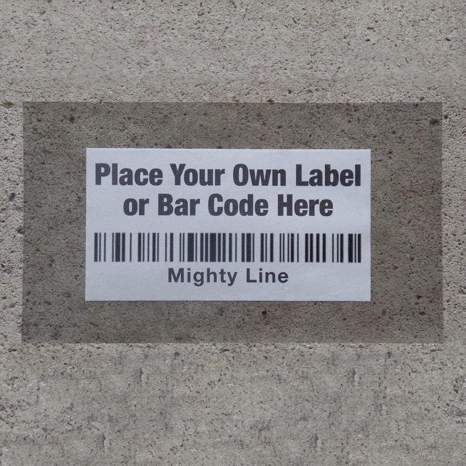 Mighty Line Industrial Clear Label Protectors Cover, Peel and Stick Adhesive, Industrial Quality, 6" Wide x10 Long, Pack of 100