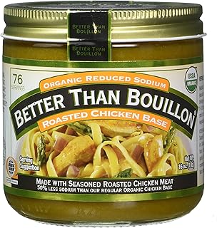 Better Than Bouillon Organic Roasted Chicken Base, Reduced Sodium - 16 oz