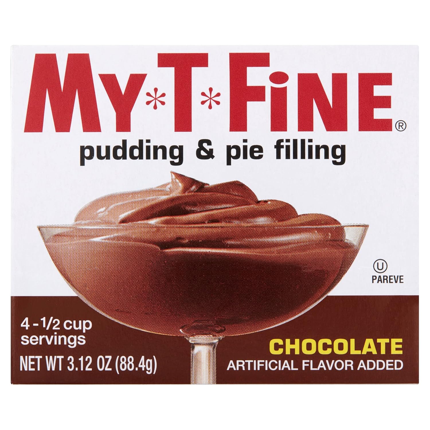 My-T-Fine Pudding & Pie Filling Mix, Chocolate, 3.12 OZ (Pack of 6)