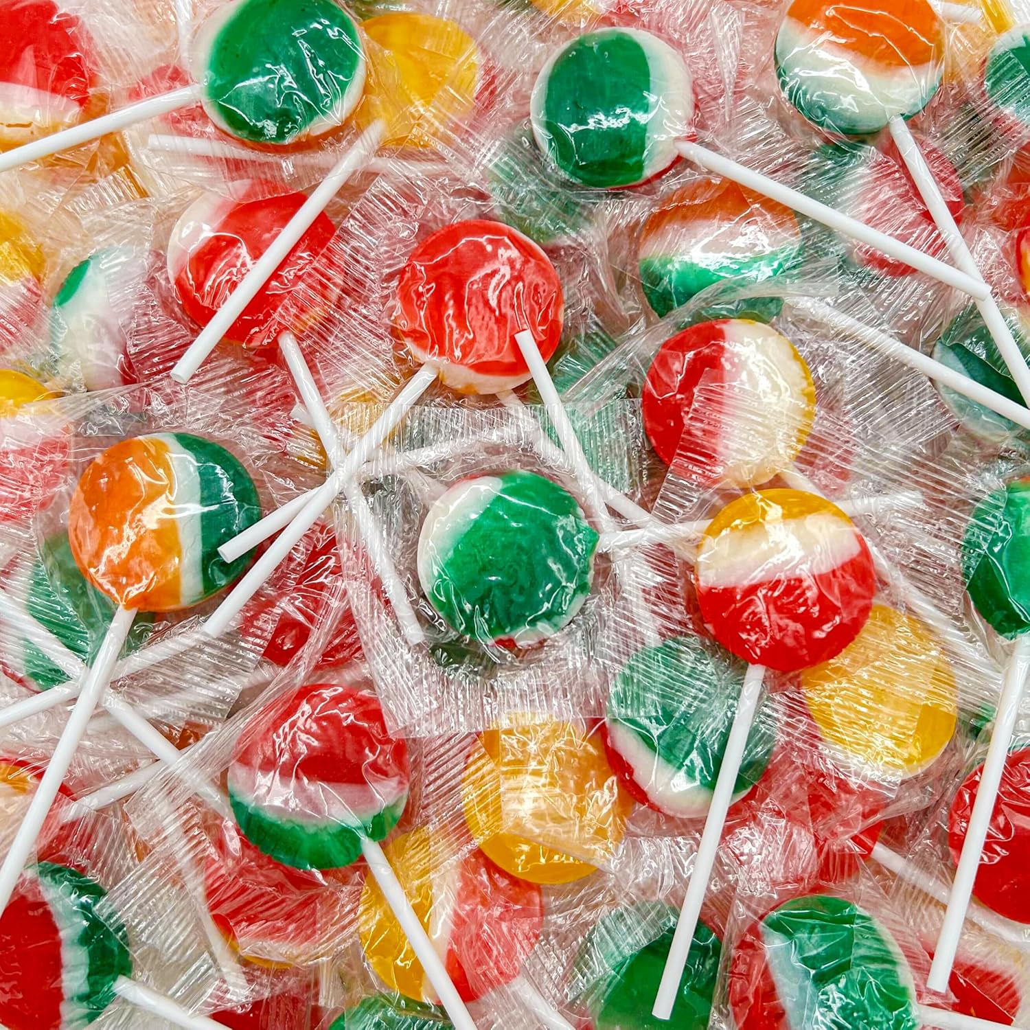 Fruit Lollipops | 2 Pound Box - 80 Count | Lollipops Individually Wrapped | Assorted Flavors Hard Candy Individually Wrapped | Easter Candy | Fruit Suckers for Celebrations & Party Favors