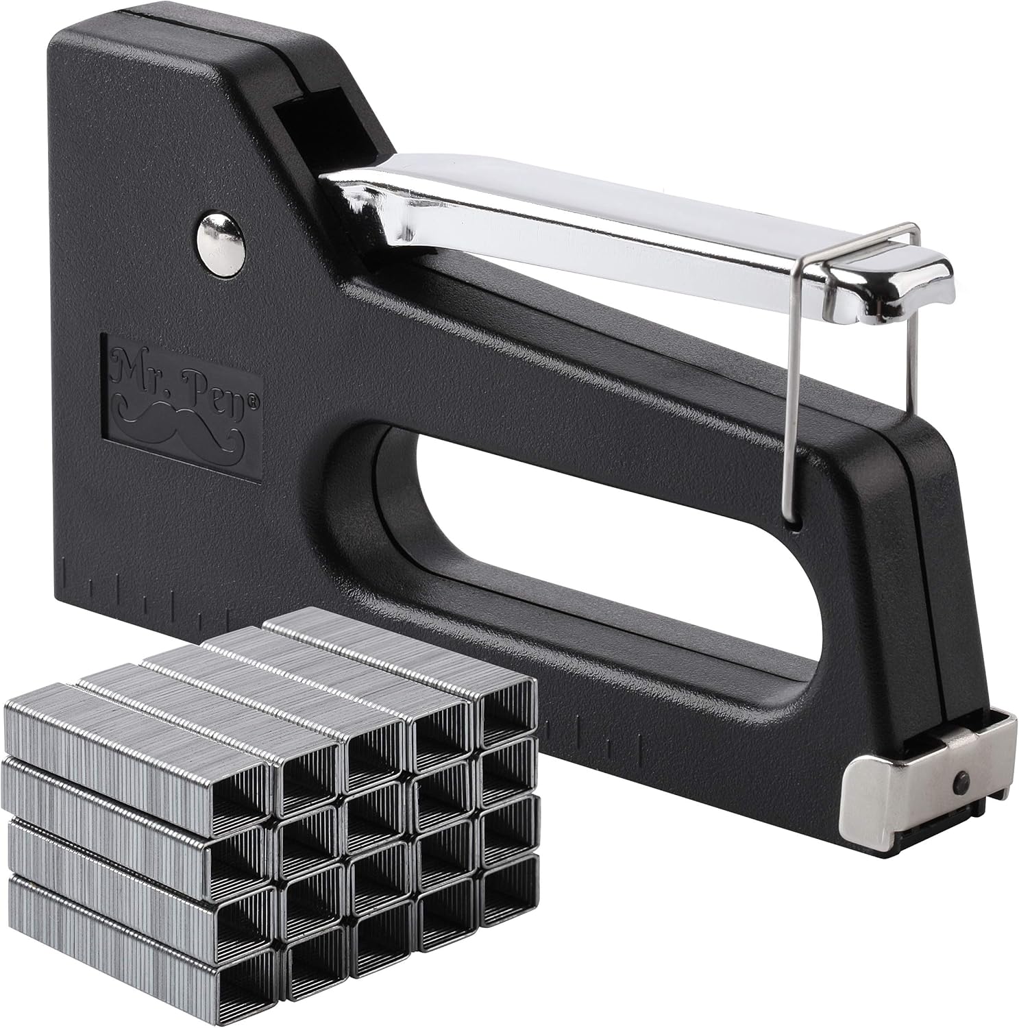 Mr. Pen Light Duty Staple Gun with 2000 Staples, 5/16 inch, Fabric, Wall, Wood Stapler for Crafts, Cloth