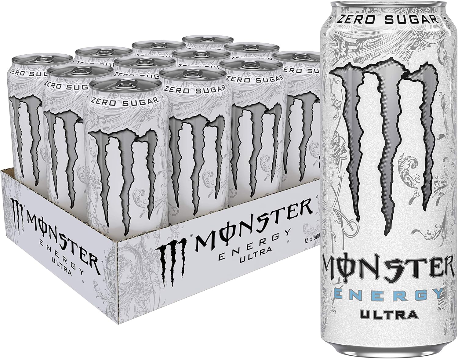 Monster Energy Cans 12x500ml, Ultra, 6000 ml