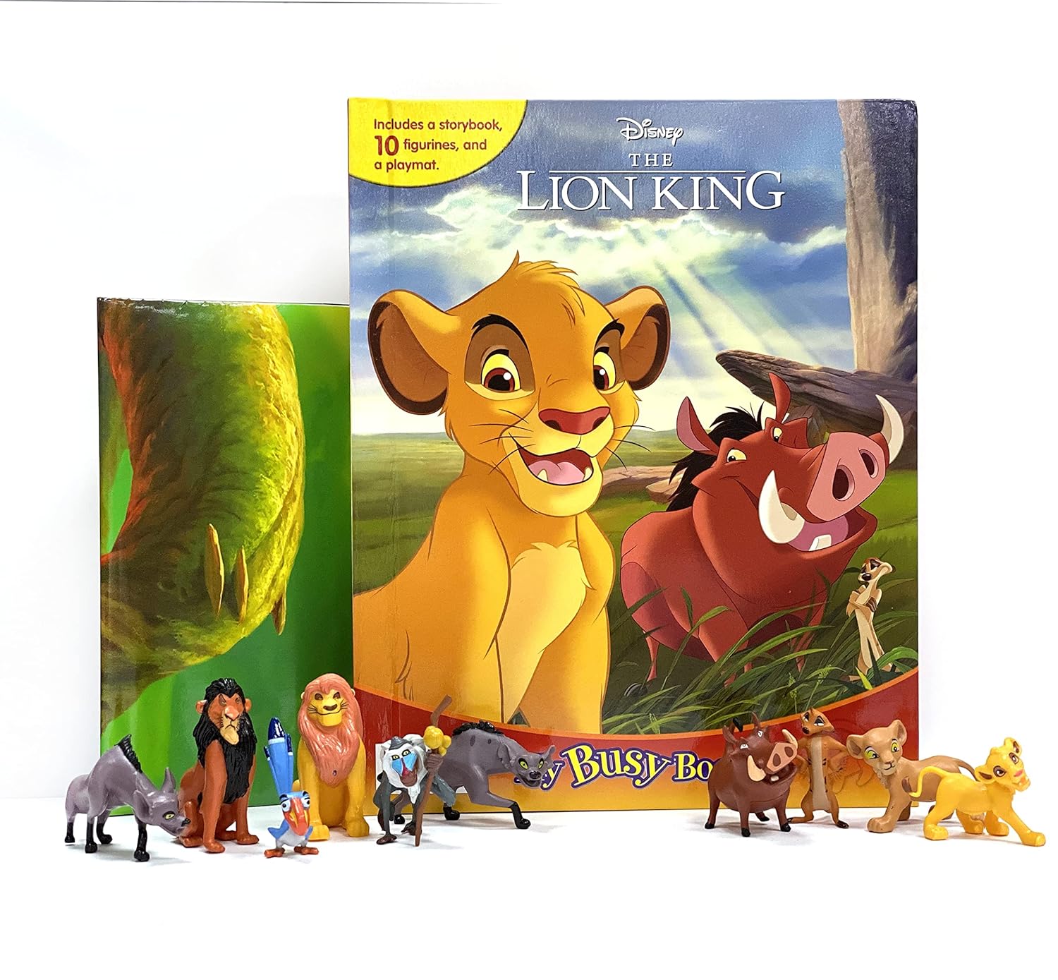 Disney Lion King My Busy Books - Storybook, 10 figurines, playmat