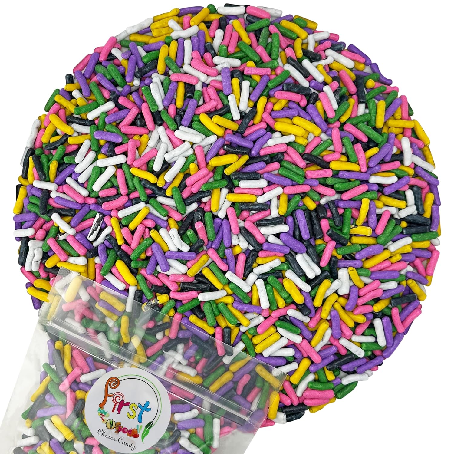 FirstChoiceCandy Original Licorice Pastels Candy (Large, 2 Pound)