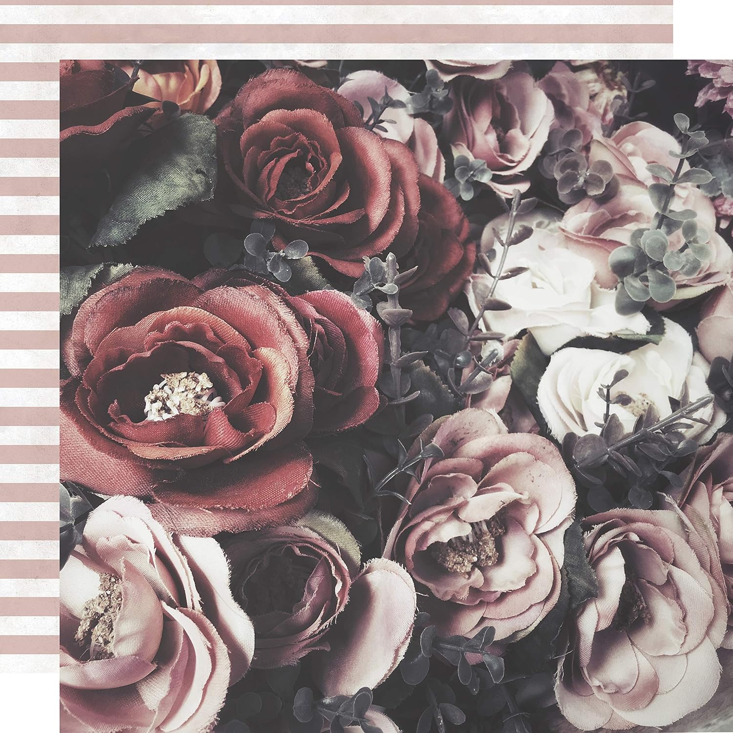 KAISERCRAFT PTY LTD (3PL) ROSABELLA PAPER 12" ROSEATE, us:one size