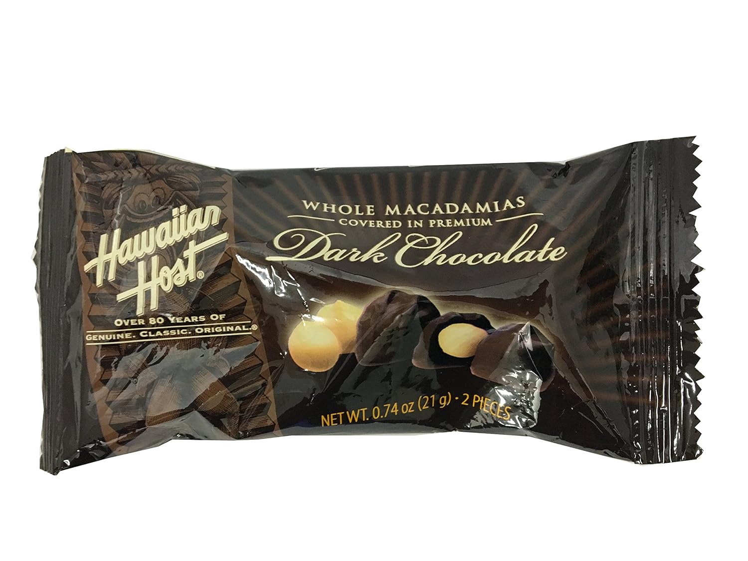 Hawaiian Horst Japan Macadamia nuts chocolate dark chocolate bar 21g (2 tablets) X 12 bags