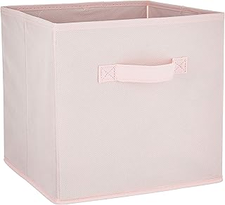 Achim Home Furnishings Collapsible Storage Bins, Set of 4, Rose Quartz