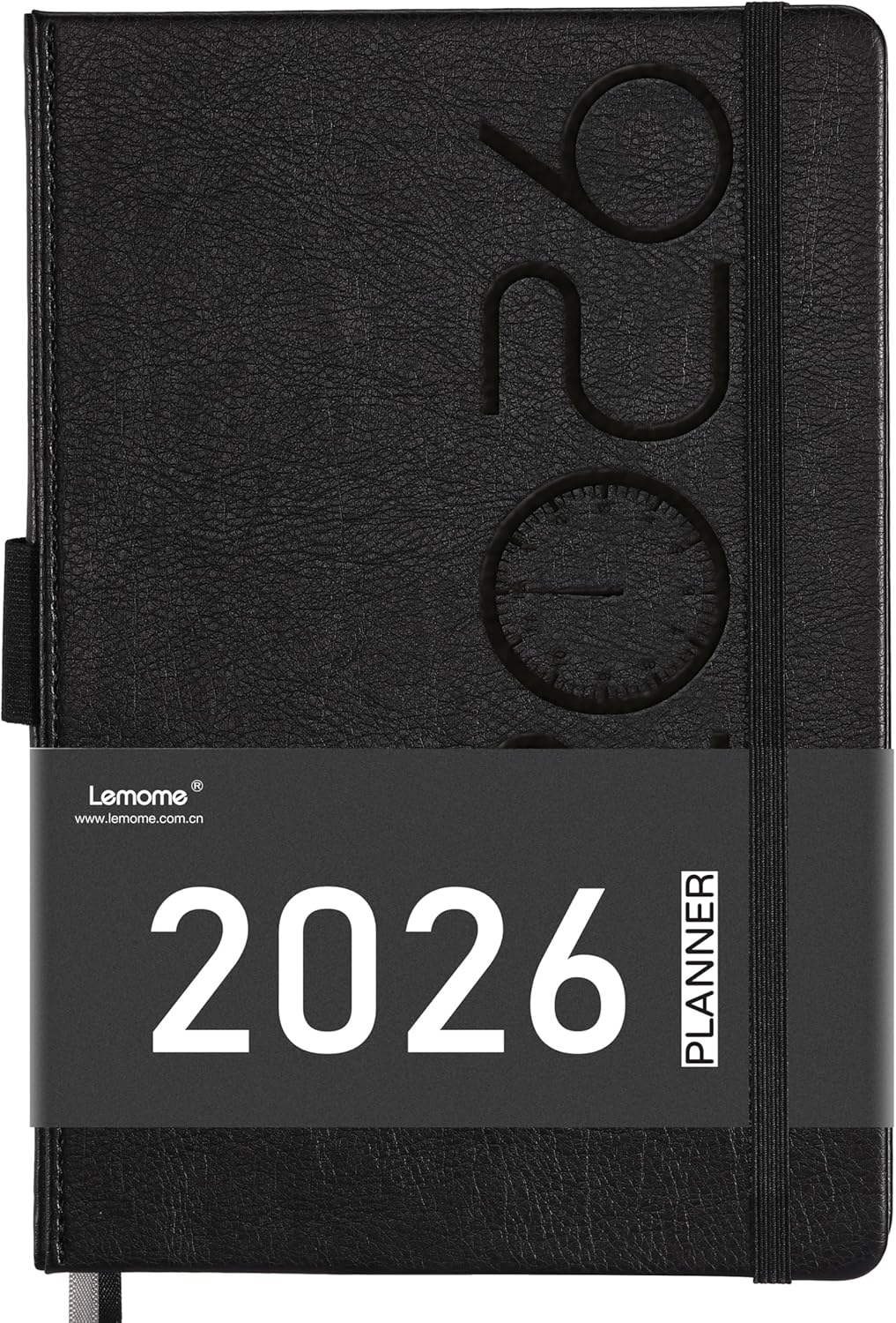2026 Planner - Planner 2026 with Pen Loop, Jan 2026 - Dec 2026, to Achieve Your Goals & Improve Productivity, Thick Paper, 40 Note Pages, Inner Pocket, 5.75" x 8.25" - Black