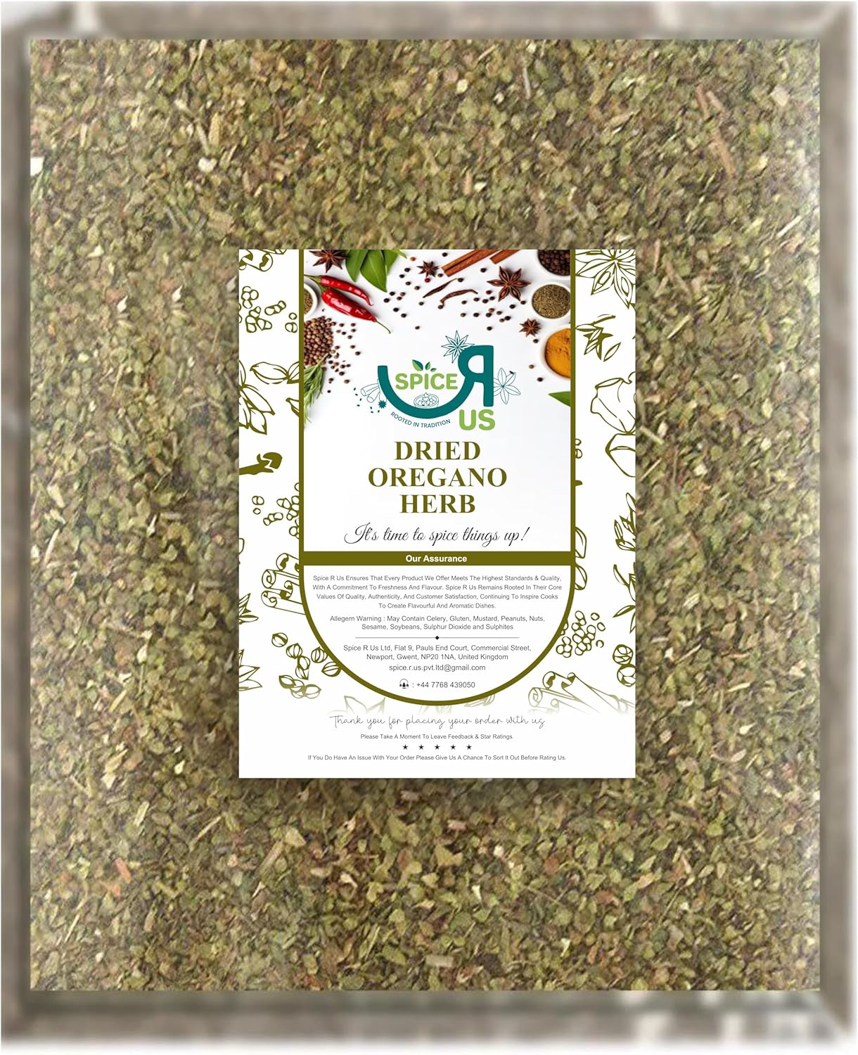 Dried Oregano Herbs | Leaves | Seasoning (Greek) Premium Quality 50g-1900g (50g)