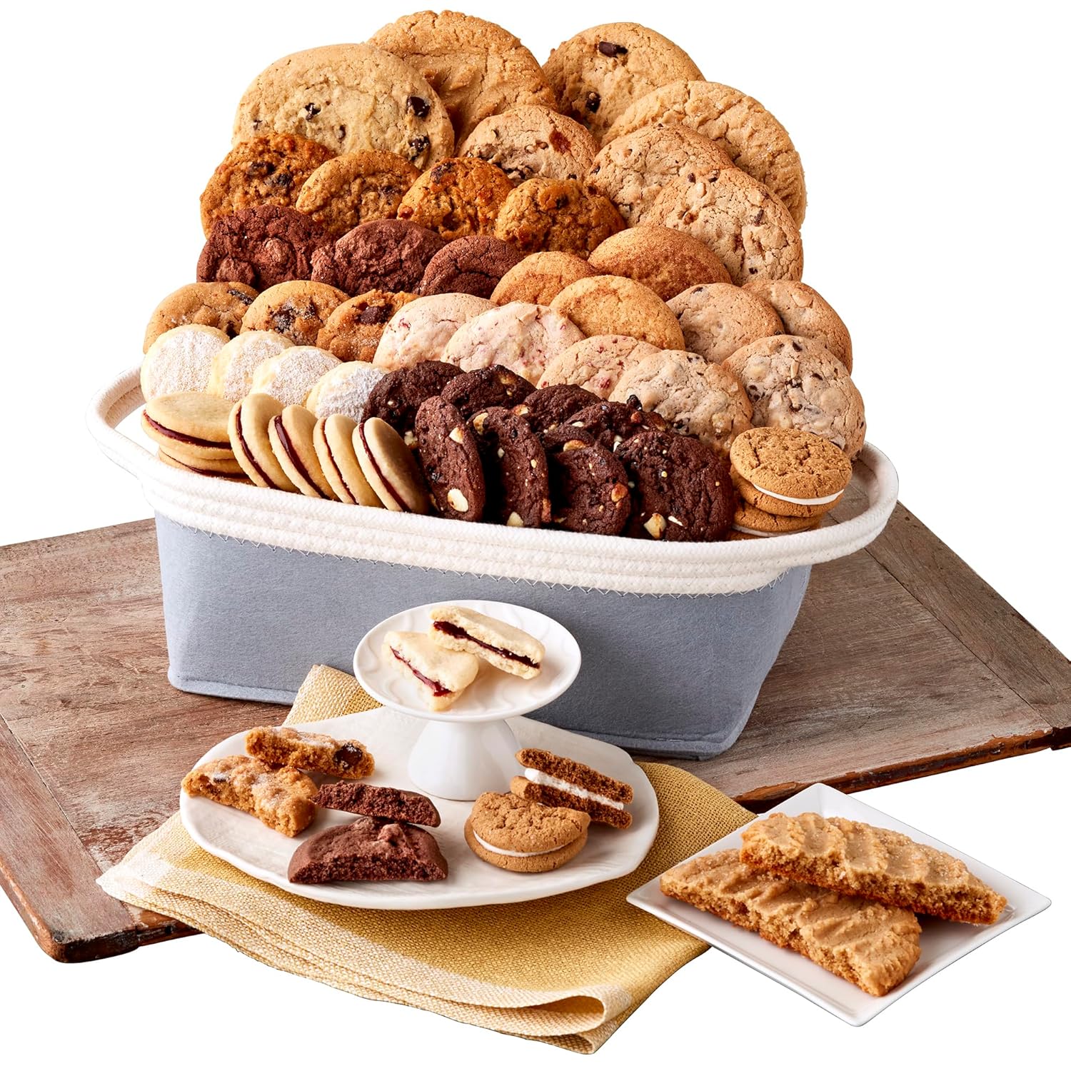 Harry & David Deluxe Signature Cookie Basket, Cookies, Gift Basket, Assorted Cookies, Holiday Treats