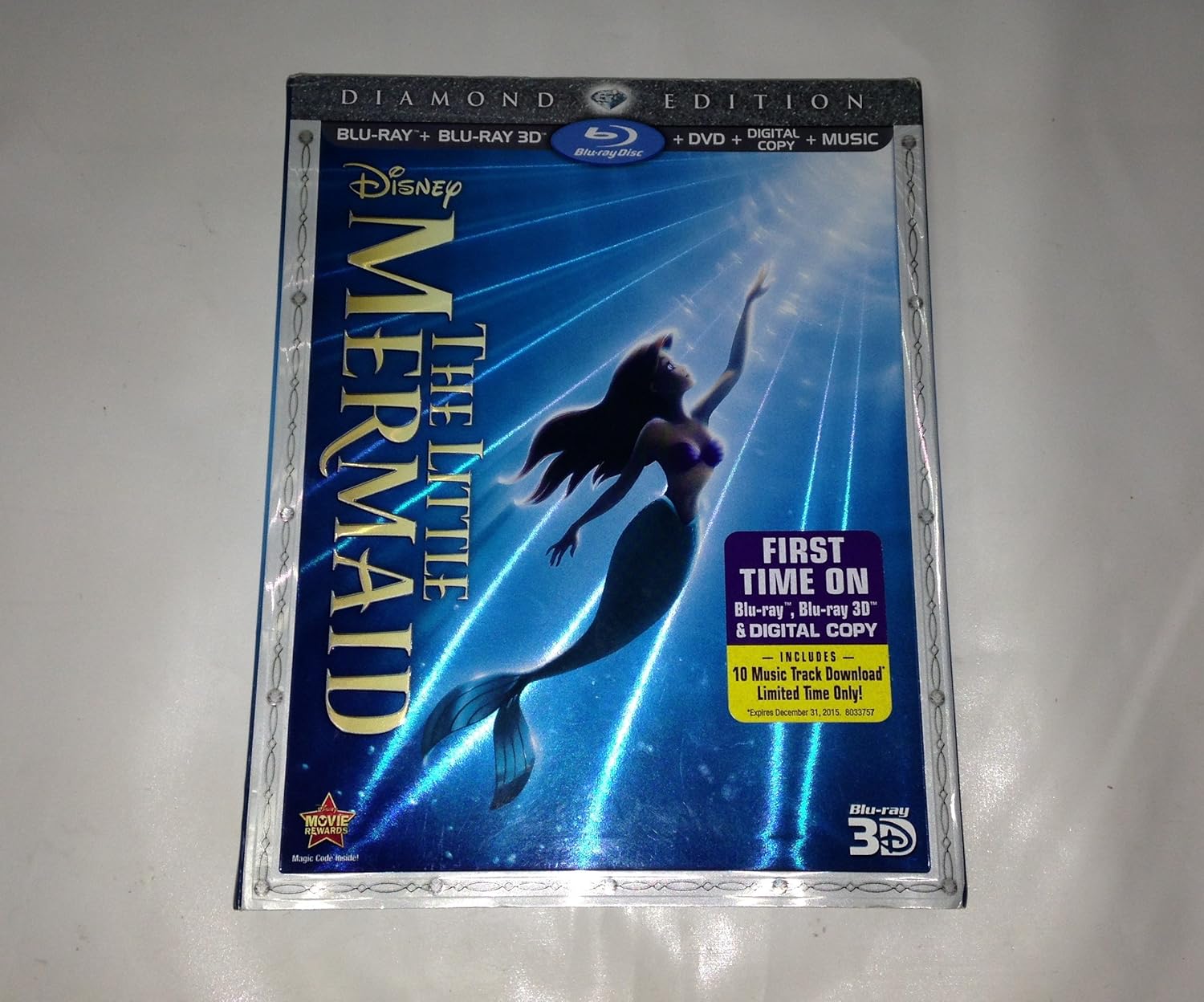 The Little Mermaid (Three-Disc Diamond Edition) (Blu-ray 3D / Blu-ray / DVD + Digital Copy + Music)