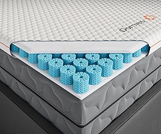 Dormeo Queen Premium Mattress Topper - OctaspringⓇ Technology Bed Toppers Relieving Pressure Points and Optimal Back Support - Cooling Mattress Topper with Anti-Slip Bottom, 3 inch