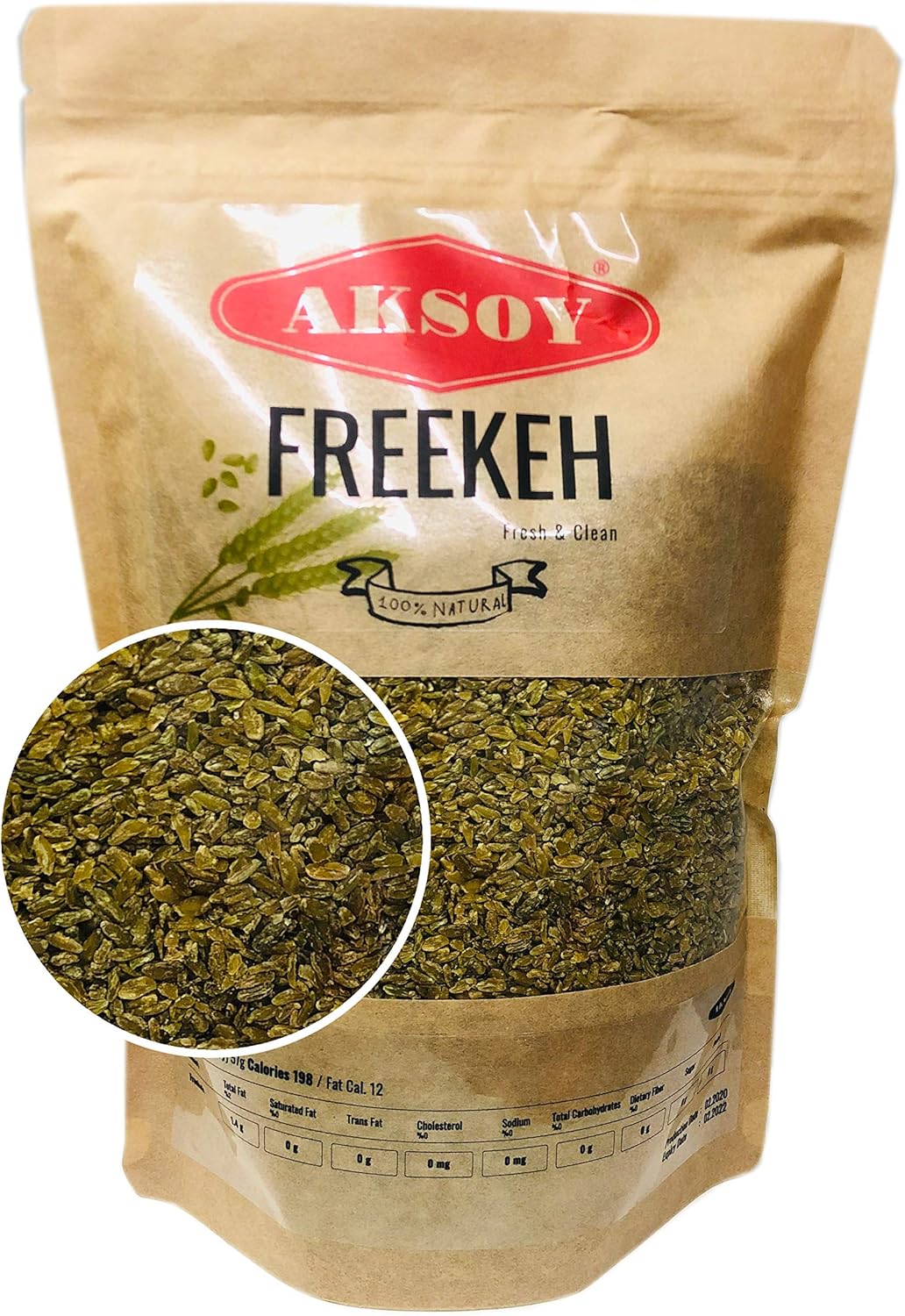 Aksoy Wholefoods Whole Grain Freekeh 1.25KG