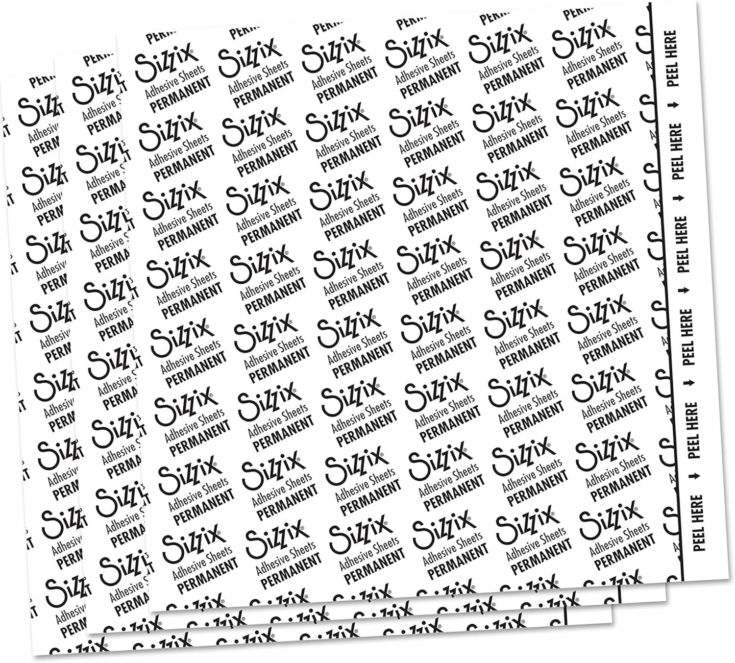 Sizzix Adhesive Sheets, 6 by 6-Inch, 10/Pack