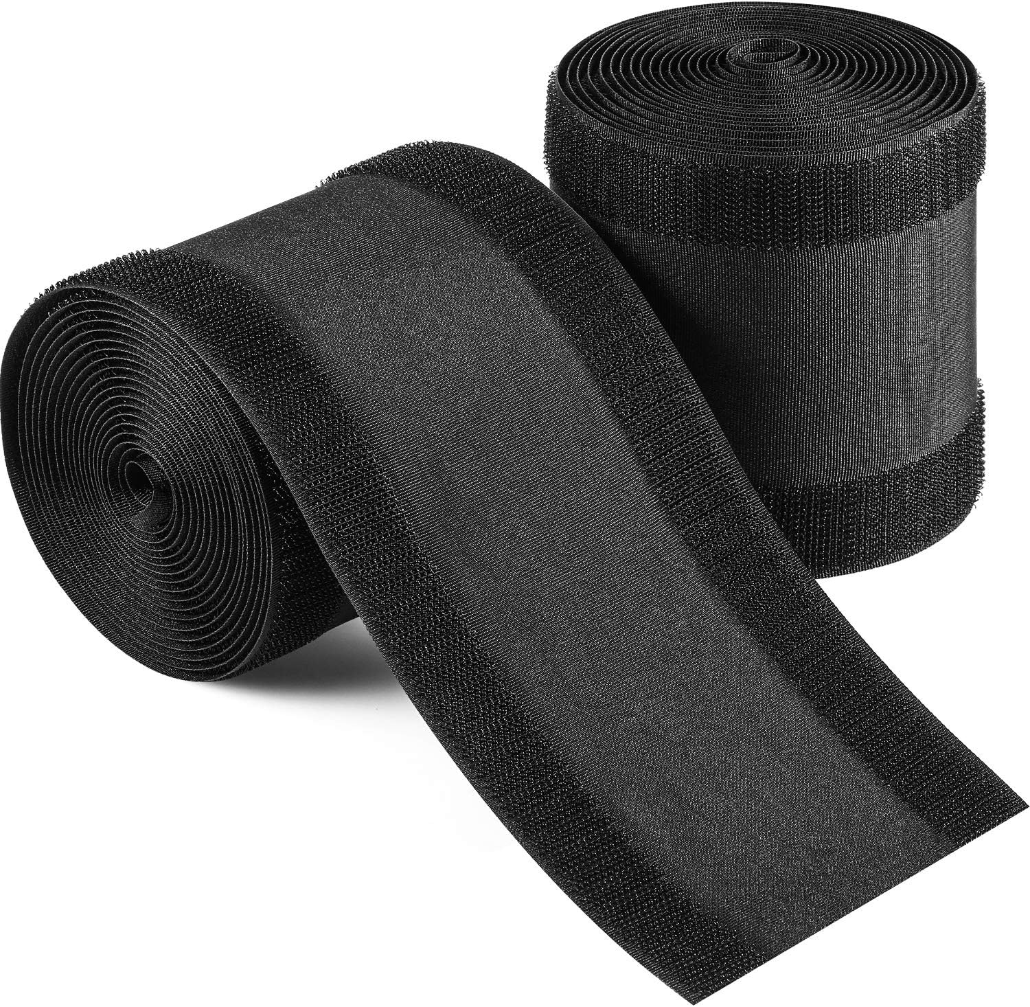 WILLBOND Cable Grip Floor Cable Cover Cords Cable Protector Cable Management Only for Commercial Office Carpet (Black,19.69 ft)