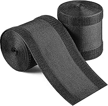 WILLBOND Cable Grip Floor Cable Cover Cords Cable Protector Cable Management Only for Commercial Office Carpet (Black,19.69 ft)