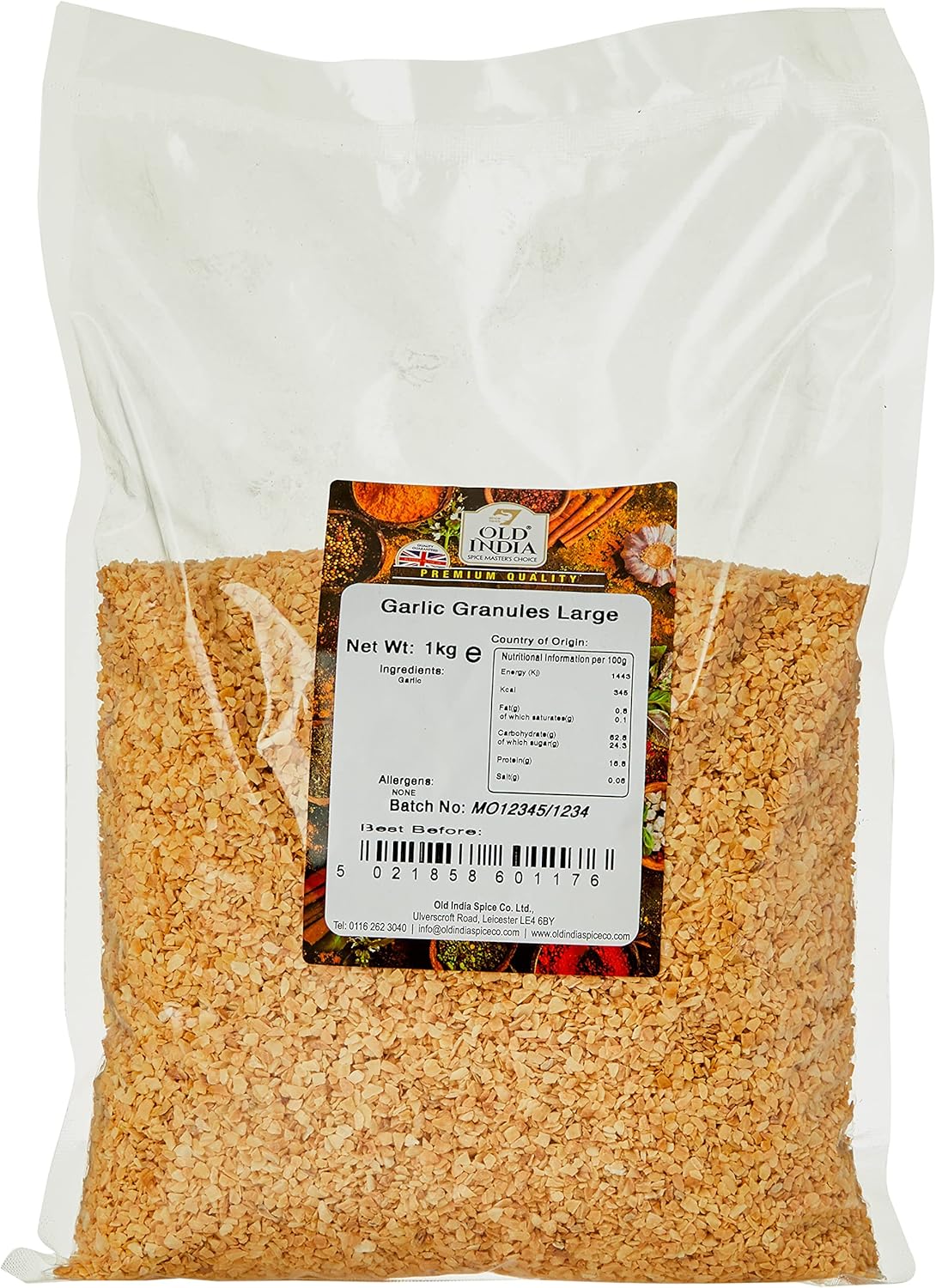 Old India Garlic Granules Large 1kg