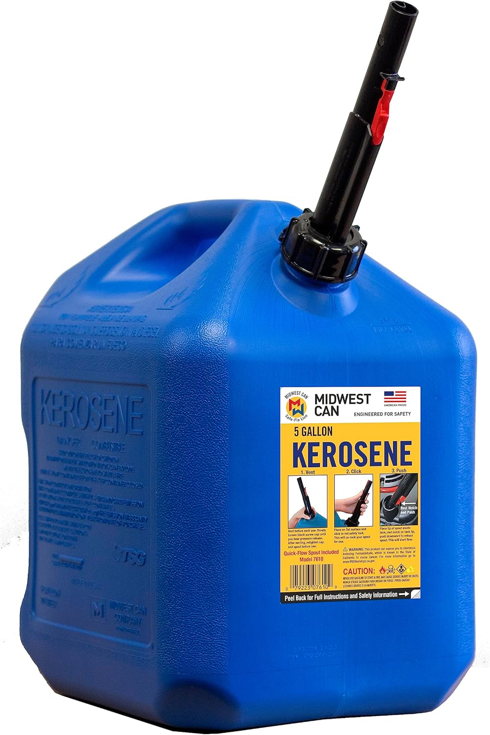 Midwest Can 7600 Kerosene Can - 5 Gallon Capacity