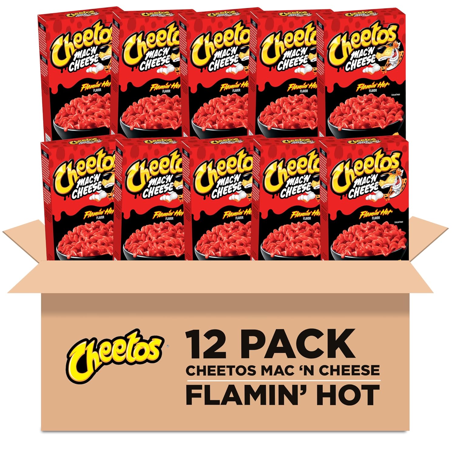 Cheetos Mac & Cheese Flamin' Hot 5.6oz Boxes (Pack of 12)