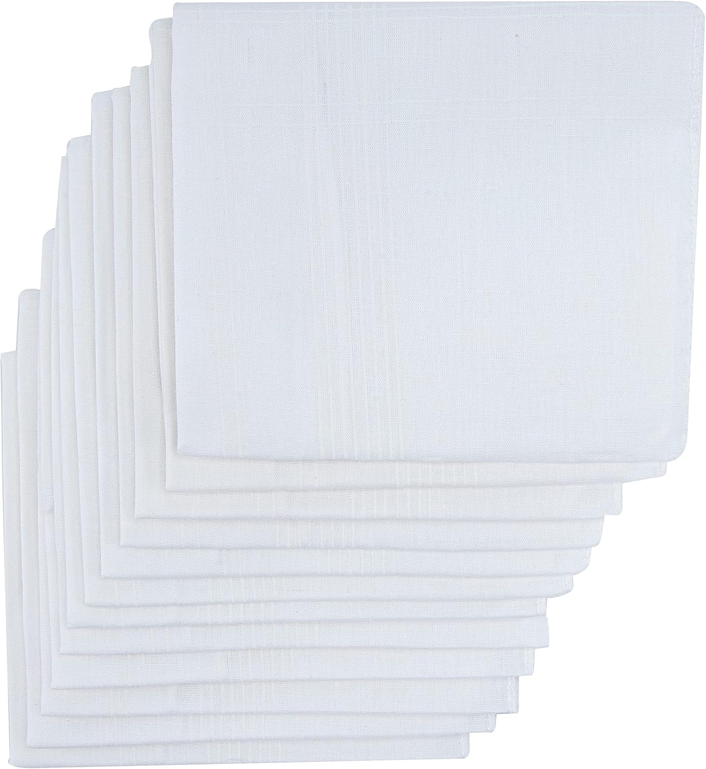 AEJESOP Cotton handkerchief White handkerchiefs set of 6