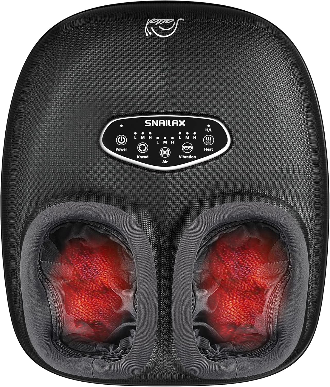 Snailax Shiatsu Foot Massager with Heat, Deep Kneading, Compression, Vibration, Feet Massager Machine for Plantar Fasciitis, Neuropathy, Foot Warmer Under Desk, Size 13, Gifts for Men, Women…