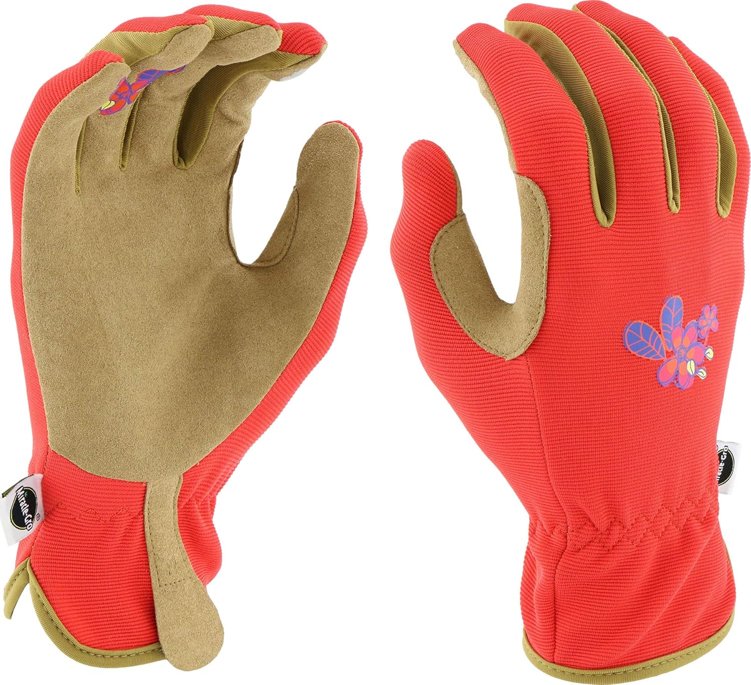 Miracle-Gro MG86201 Synthetic Leather Palm Gloves