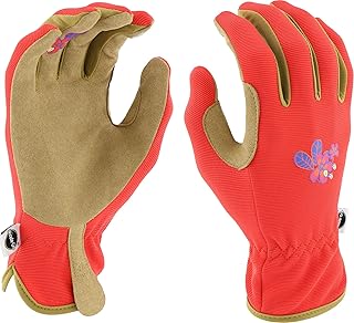 Miracle-Gro MG86201 Synthetic Leather Palm Gloves
