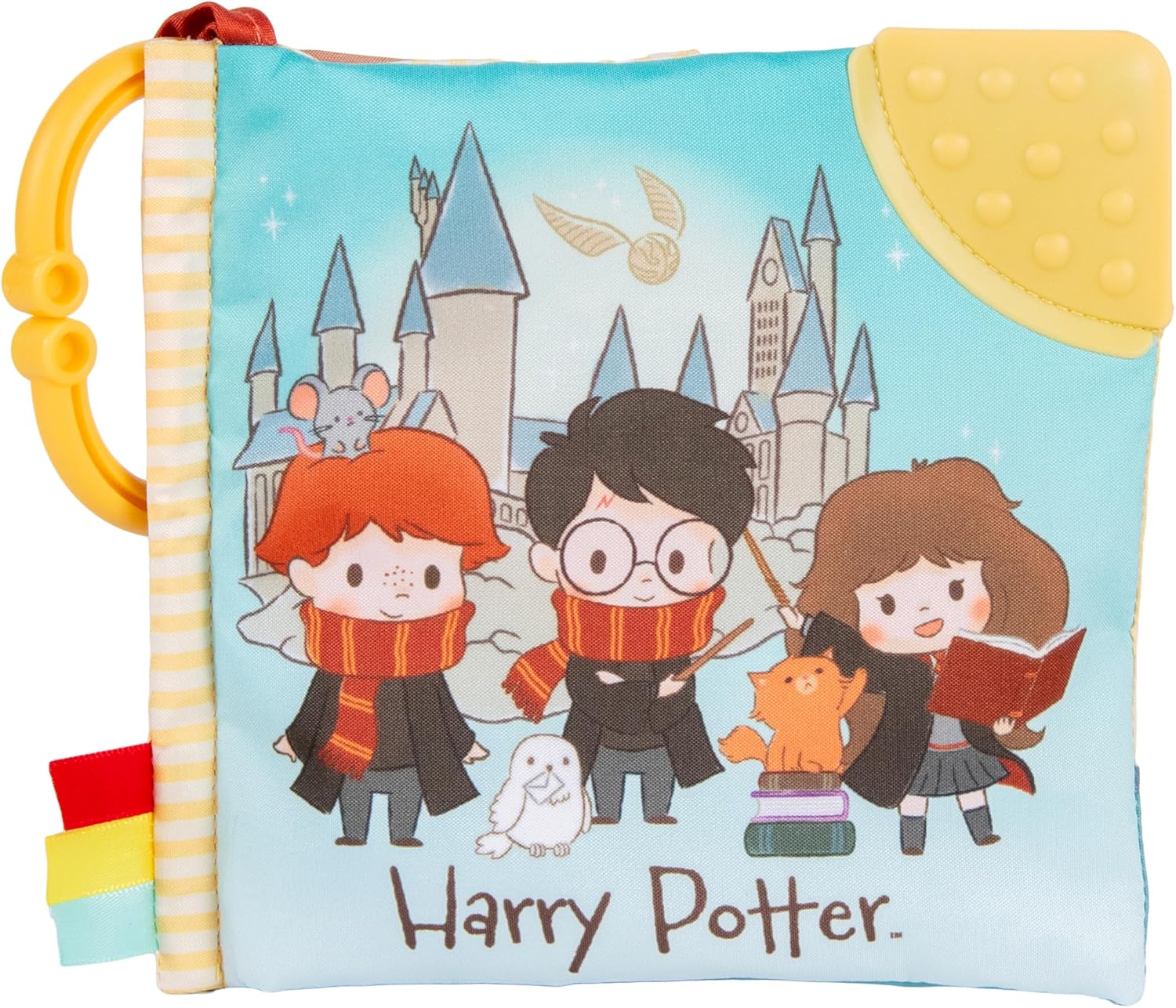 KIDS PREFERRED Harry Potter Soft Book with Toy, Teether and Crinkle, 5"