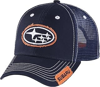 Subaru Navy Star Cluster Patch Cap Legacy Forester Impreza Outback Sti WRX Hat